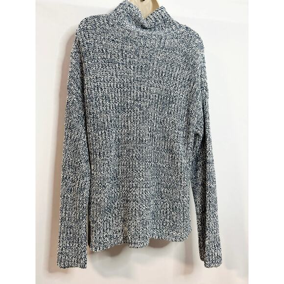 NWT Caslon Shaker Mock Neck Blue Ensign Sweater. Size Small. - Picture 3 of 6